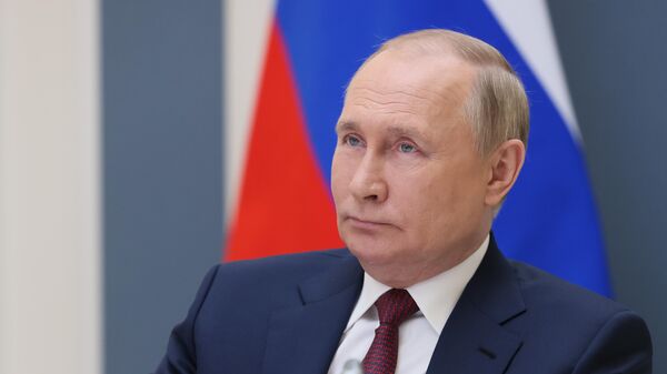 Президент РФ В. Путин выступил на Евразийском экономическом форуме - Sputnik Грузия