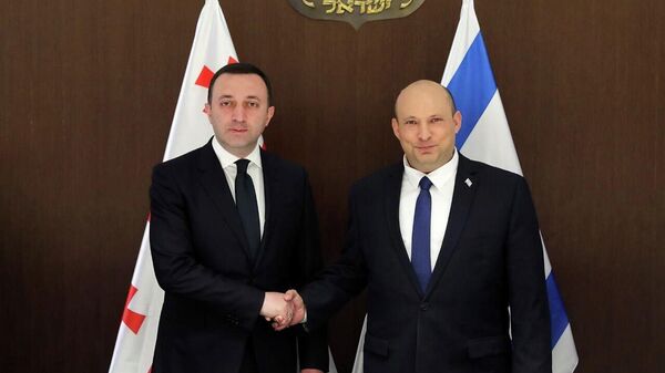 Ираклий Гарибашвили и его израильский коллега Нафтали Беннет - Sputnik Грузия