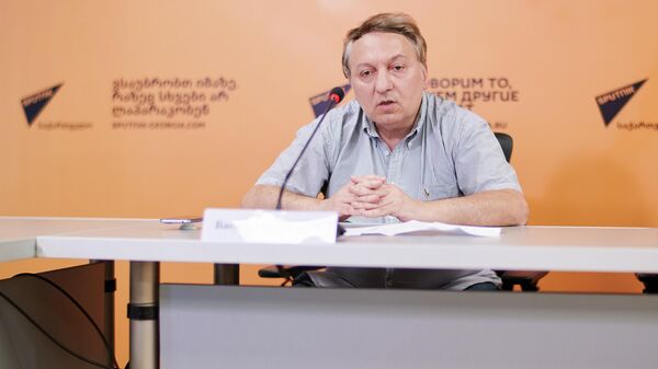 Васо Капанадзе на пресс-конференции в пресс-центре Sputnik - Sputnik Грузия