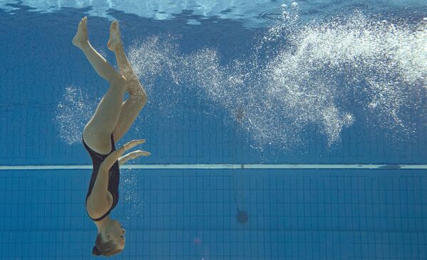Клара Тернстрем из Канады. Отборочный тур по плаванию вольным стилем среди женщин - Sputnik Грузия