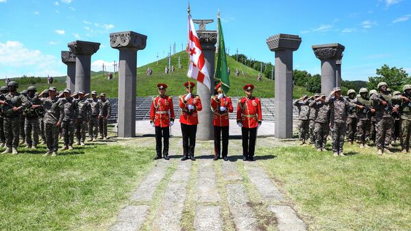 Силы обороны Грузии отмечают День сержантского корпуса  - Sputnik Грузия