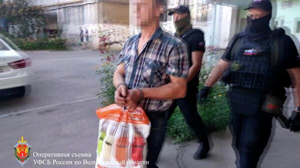 ФСБ задержала экстремистов в Волгоградской области - видео - Sputnik Грузия