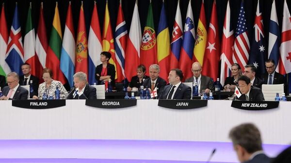 Ираклий Гарибашвили на саммите в Мадриде - Sputnik Грузия