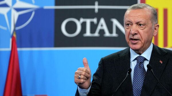 Тайип Реджеп Эрдоган на саммите НАТО - Sputnik Грузия