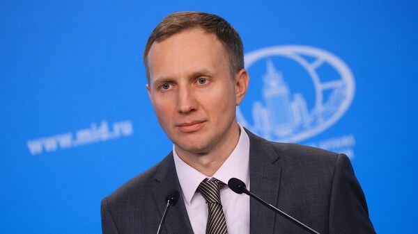 Представитель МИД России Алексей Зайцев провел еженедельный брифинг — видео