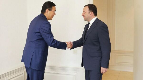 Ираклий Гарибашвили и новый посол Китая - Sputnik Грузия