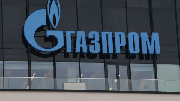 Вывеска на офисе ПАО Газпром  - Sputnik Грузия