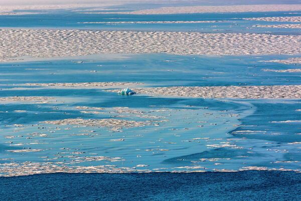 Согласно новому исследованию, за последние два десятилетия Арктика потеряла около одной трети объема зимнего морского льда - Sputnik Грузия