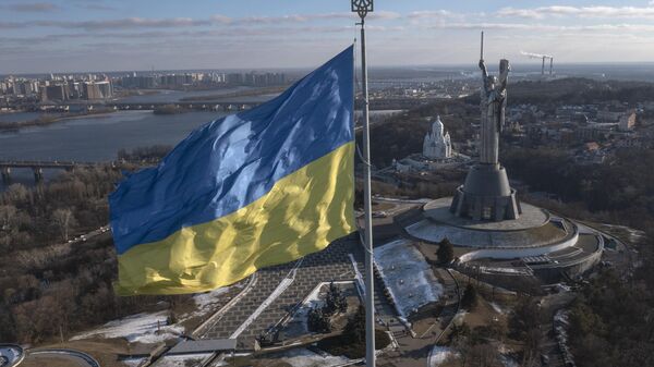 Drapelul Ucrainei, Kiev - Sputnik Грузия