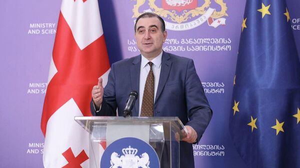 Министр образования и науки Грузии Михаил Чхенкели  - Sputnik Грузия