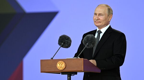 Президент РФ В. Путин принял участие в открытии форума Армия-2022 - Sputnik Грузия