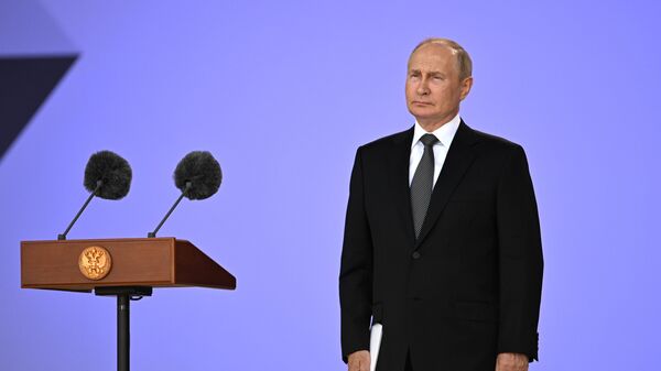 Выступление Путина на официальной церемонии открытия АрМИ-2022 - видео - Sputnik Грузия