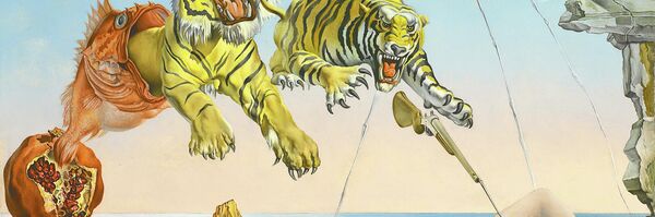 სალვადორ დალის „ბროწეულის ირგვლივ ფუტკრის გაფრენით გამოწვეული ოცნება, გაღვიძებამდე ერთი წამით ადრე“  - Sputnik საქართველო