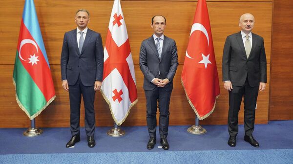 Встреча министров транспорта Грузии, Азербайджана и Турции - Sputnik Грузия