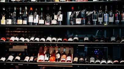 Грузинские вина. Алкогольная продукция в магазине