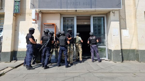 Захват заложников в отделении Сакартвелос банки в Кутаиси - Sputnik Грузия