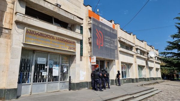 Захват заложников в отделении Сакартвелос банки в Кутаиси - Sputnik Грузия