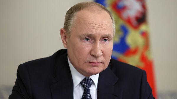 Президент РФ В. Путин обратился с приветствием к участникам Делового форума БРИКС - Sputnik Грузия
