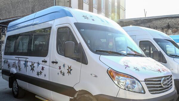 Министерство культуры передало театрам Тбилиси и регионов новые микроавтобусы - Sputnik Грузия