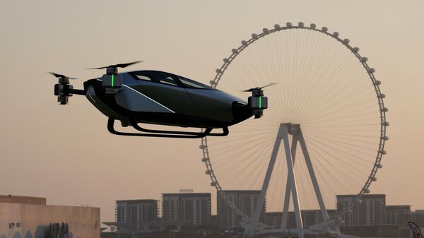 Электрическое летающее такси X Peng X2 в Дубае - Sputnik Грузия