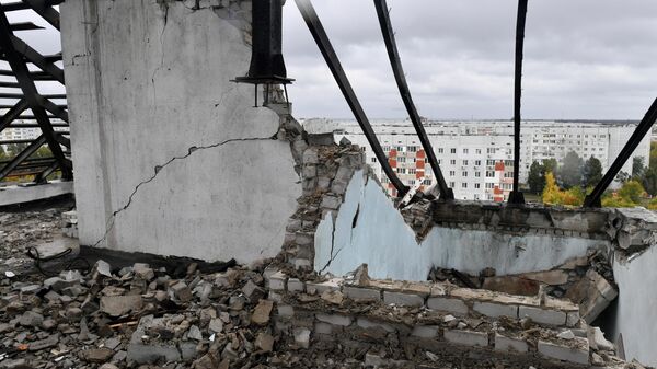 Разрушения в Энергодаре после многократных обстрелов - Sputnik Грузия