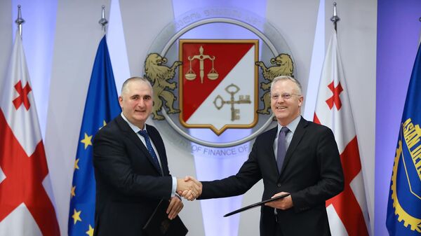Минфин Грузии и АБР подписали соглашение - Sputnik Грузия