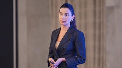 Замглавы Минэкономики Мариам Квривишвили на выставке ITB Berlin