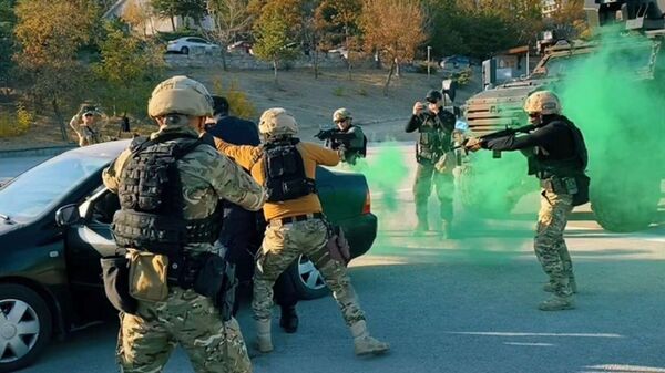 Грузинские полицейские на антитеррористическои учении в Турции - Sputnik Грузия