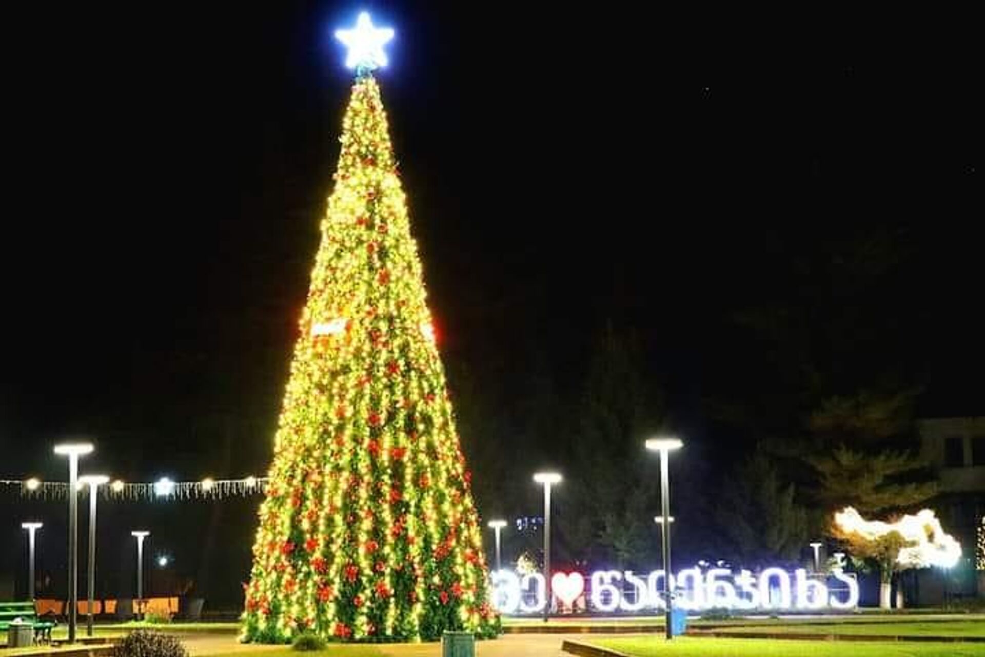 Новогодняя елка в Цаленджиха - Sputnik Грузия, 1920, 26.12.2022