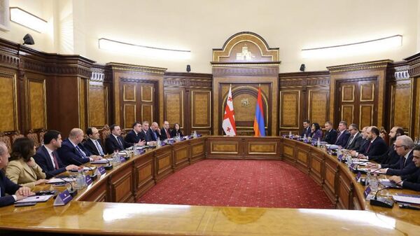 Заседание грузино-армянской межправкомиссии в Ереване - Sputnik Грузия