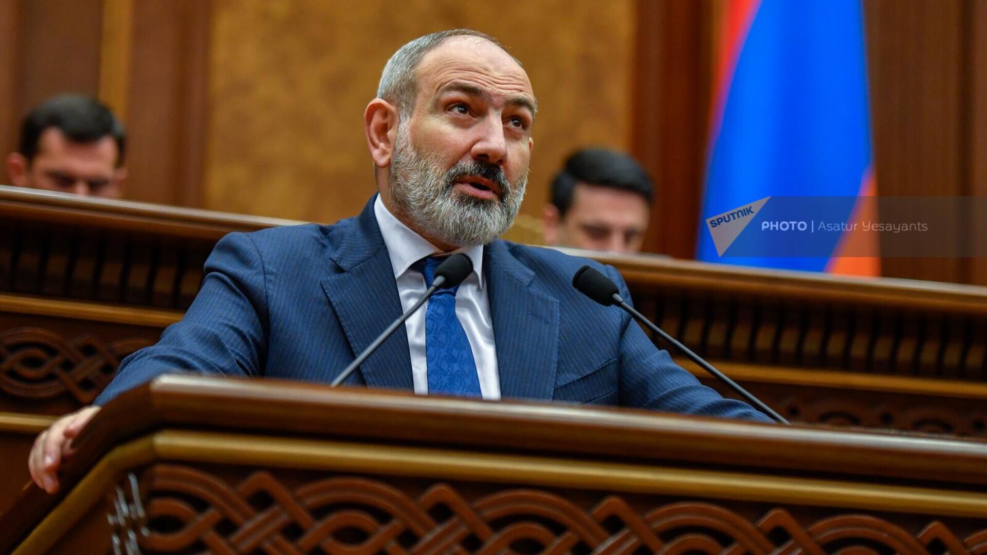 Премьер-министр Никол Пашинян во время правительственного часа в Парламенте Армении (18 января 2023). Еревaн - Sputnik Грузия, 1920, 22.05.2023