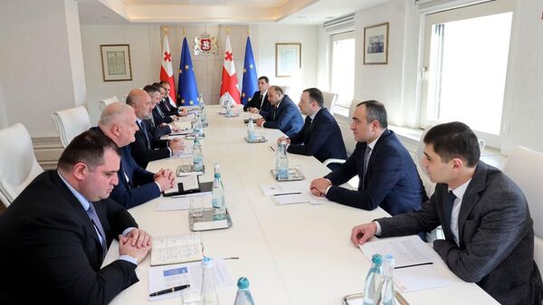 Ираклий Гарибашвили на встрече с губернаторами - Sputnik Грузия