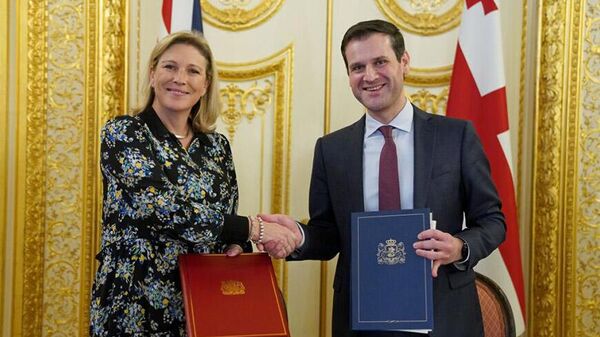 Правительства Грузии и Великобритании подписали соглашение О воздушном сообщении - Sputnik Грузия