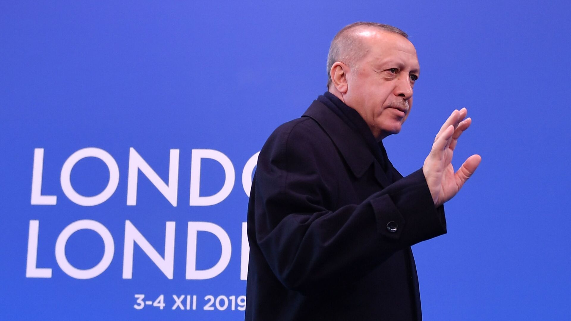 Президент Турции Реджеп Тайип Эрдоган на саммите НАТО в Лондоне - Sputnik Грузия, 1920, 30.01.2023