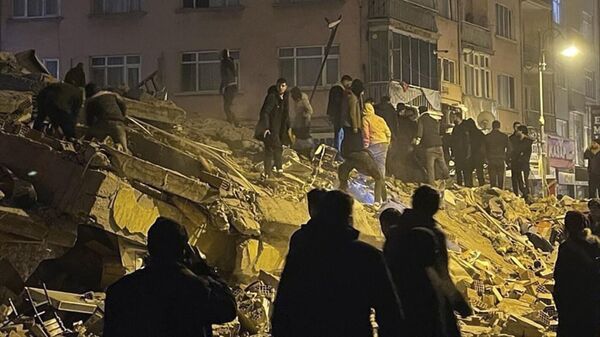 Землетрясение в Турции, север страны, город Пазарджык - Sputnik Грузия