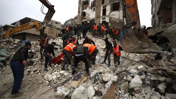Последствия землетрясения в сирийской Хаме, 6 февраля 2023 года - Sputnik Грузия