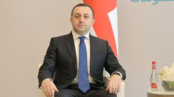 Ираклий Гарибашвили на Всемирном экономическом саммите - Sputnik Грузия