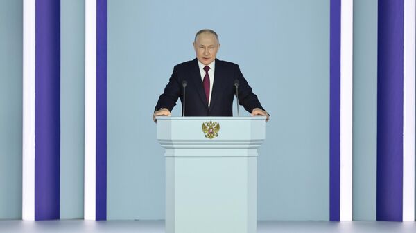 Послание президента РФ Владимира Путина Федеральному собранию - Sputnik Грузия