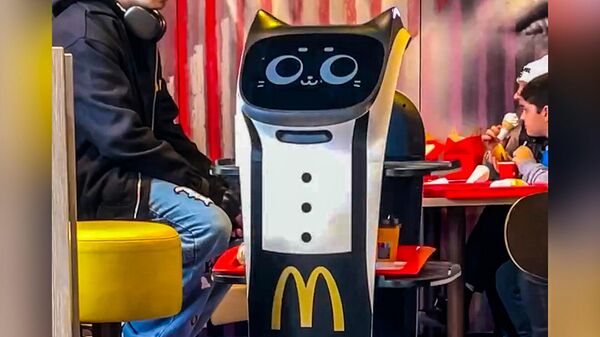 В Грузии посетителей ресторана стали обслуживать роботы - видео - Sputnik Грузия
