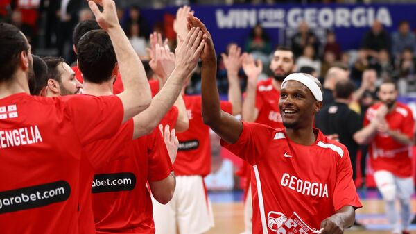 Сборная Грузии по баскетболу. Матч со сборной Исландии 26 февраля 2023 - Sputnik Грузия