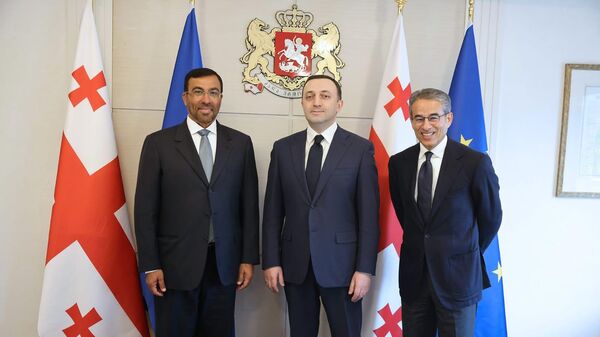 Премьер-министр Грузии Ираклий Гарибашвили на встрече с Emaar Properties - Sputnik Грузия