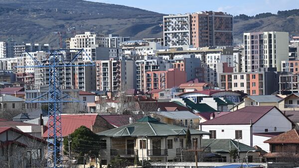 Жилые дома и новостройки в районе Диди Дигоми  - Sputnik Грузия