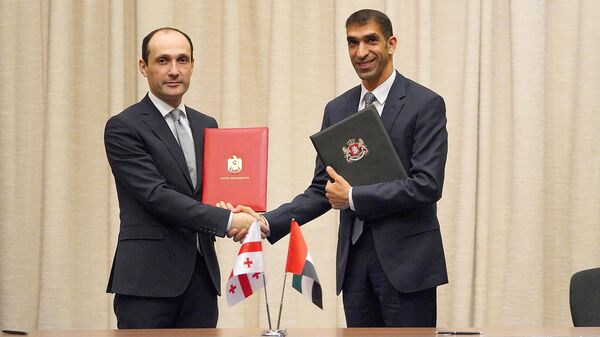 Грузия и ОАЭ подписали заявление о завершении переговоров по соглашению о Свободной торговле - Sputnik Грузия