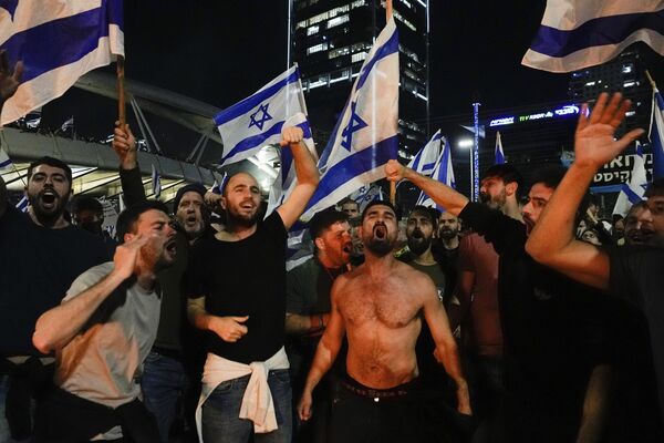 В Израиле с начала января проходят массовые демонстрации. - Sputnik Грузия