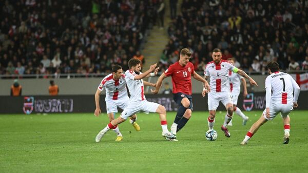 Матч сборной Грузии против сборной Норвегии - Sputnik Грузия