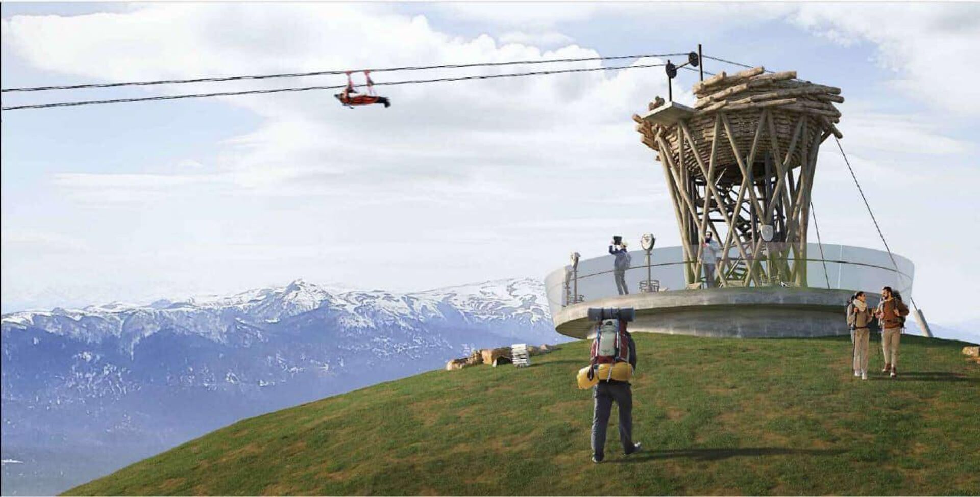 В горах Аджарии появится самый длинный в Европе зиплайн - Sputnik საქართველო, 1920, 04.04.2023