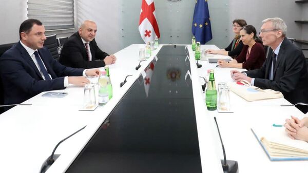 Встреча министра образования Грузии с представителями Фонда Макса Вебера - Sputnik Грузия