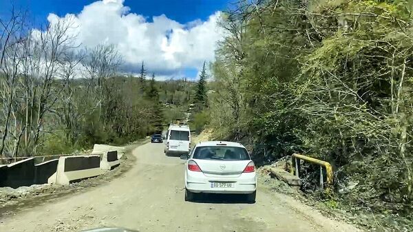 Как выглядит объездная дорога, соединяющая запад и восток Грузии - видео - Sputnik Грузия