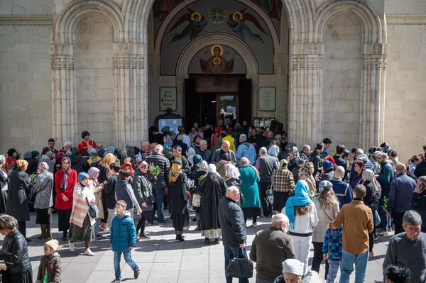 Верующие в Грузии празднуют 9 апреля Вербное воскресенье. - Sputnik Грузия
