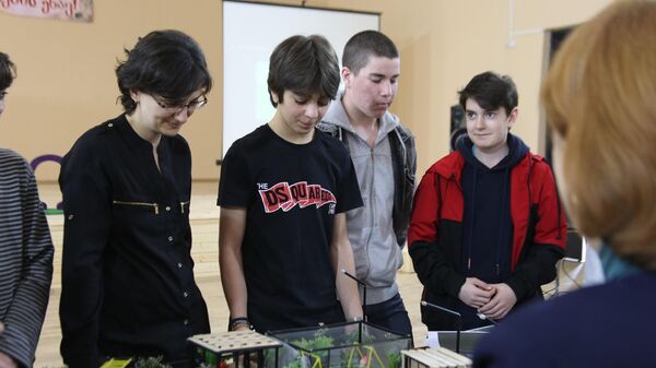 В Тбилиси появится сквер по макету, созданному школьниками - Sputnik Грузия